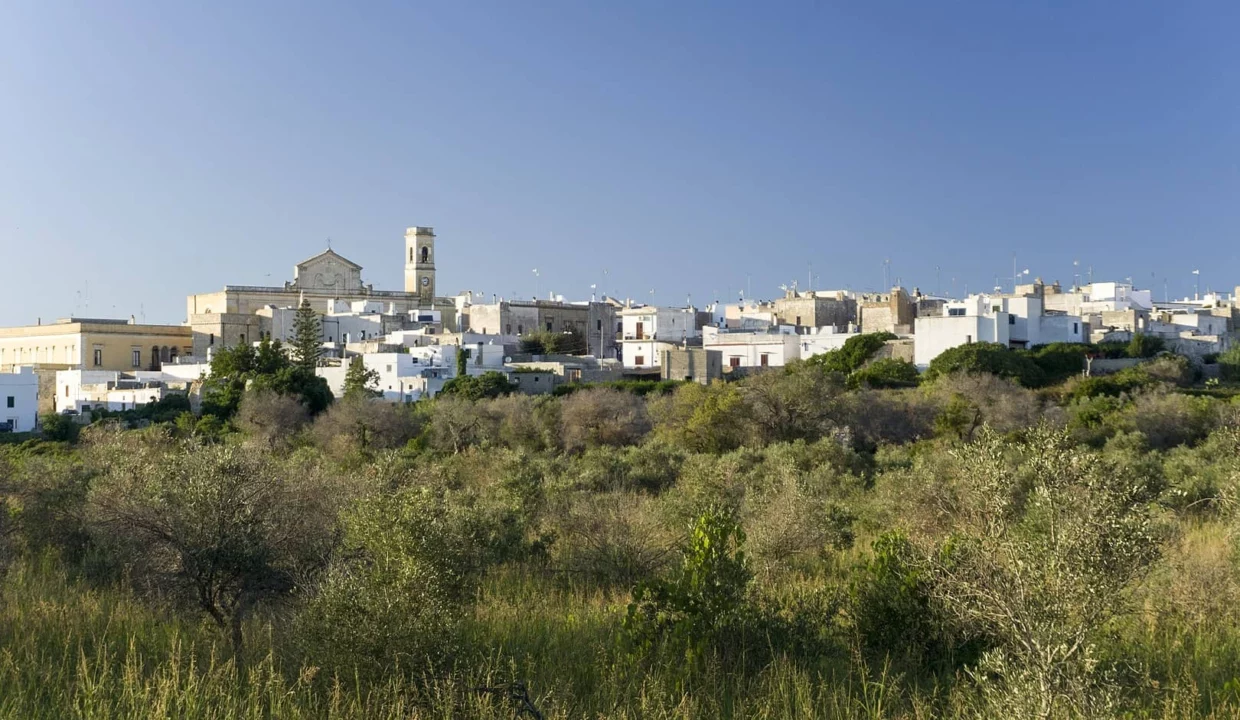 veduta panoramica della città di salve nel salento